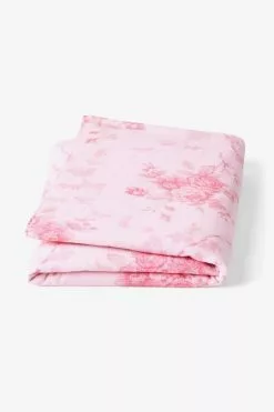 LoveShackFancy Happy Thoughts Beach Towel - PALE ROSE PINK