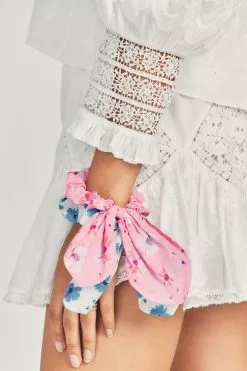 LoveShackFancy Chaumont Smocked Scrunchies New Arrivals