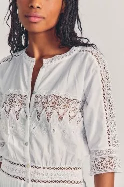 LoveShackFancy Beth Midi Dress