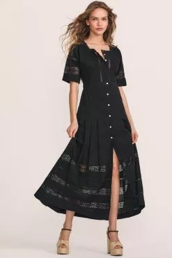 LoveShackFancy Edie Midi Dress