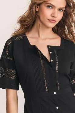 LoveShackFancy Edie Midi Dress