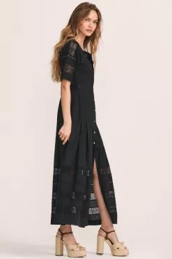 LoveShackFancy Edie Midi Dress