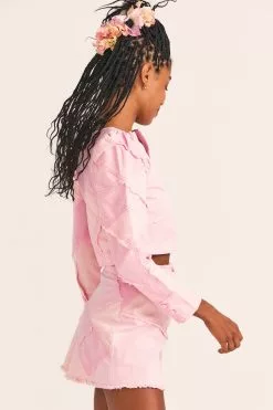 LoveShackFancy Eleora Crop Jacket 7 LoveShackFancy Eleora Crop Jacket