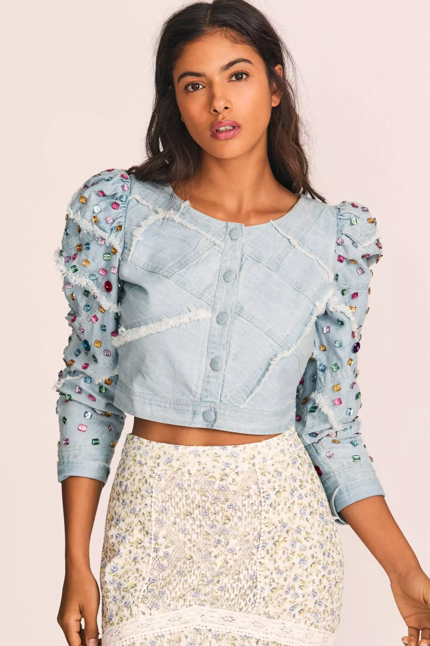 LoveShackFancy New Arrivals Eleora Crop Jacket 2 LoveShackFancy New Arrivals Eleora Crop Jacket