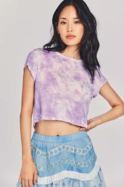 LoveShackFancy Rubin Cropped Tee