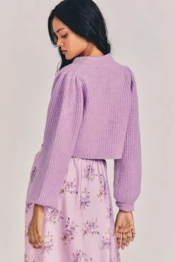 LoveShackFancy Avignon Cropped Cardigan Sweater Sale