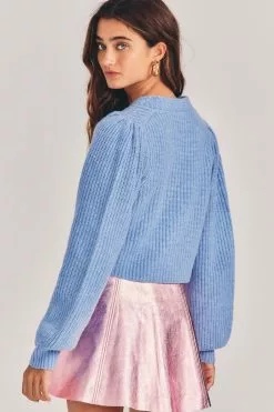 LoveShackFancy Avignon Cropped Cardigan Sweater Sale