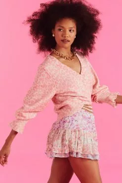 LoveShackFancy Boscom Cardigan Sweater