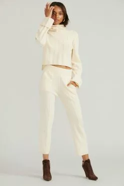 LoveShackFancy Foxglove Cashmere Pant
