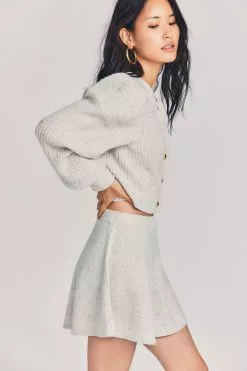 LoveShackFancy Lanchester Cashmere Mini Skirt