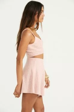 LoveShackFancy Lanchester Cashmere Mini Skirt