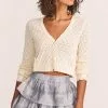 LoveShackFancy Janie Cropped Cardigan New Arrivals