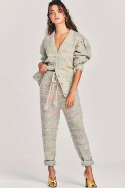 LoveShackFancy Olvera Knit Jogger Pant