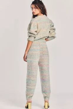 LoveShackFancy Olvera Knit Jogger Pant
