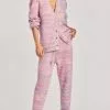 LoveShackFancy Olvera Knit Jogger Pant - PINK CLOUD Sale