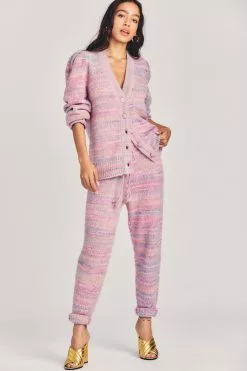 LoveShackFancy Olvera Knit Jogger Pant