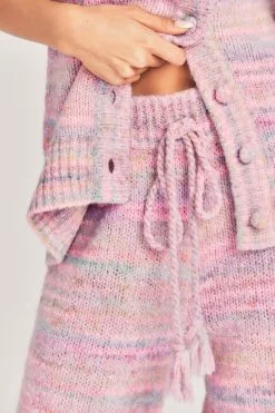 LoveShackFancy Olvera Knit Jogger Pant