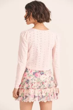 LoveShackFancy Jonah Crop Cardigan