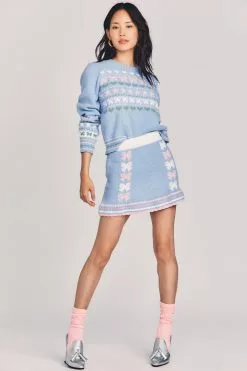 LoveShackFancy Sale Hathaway Mini Skirt