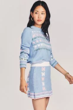 LoveShackFancy Sale Hathaway Mini Skirt