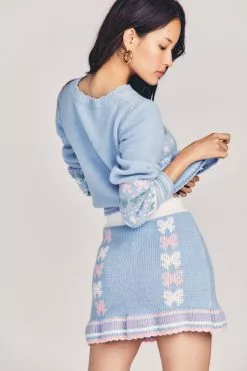 LoveShackFancy Sale Hathaway Mini Skirt