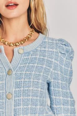 LoveShackFancy Daughter Cropped Cardigan