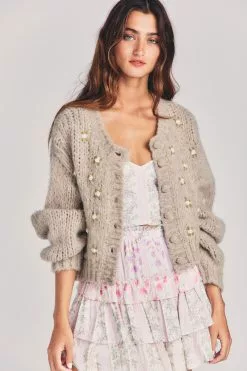 LoveShackFancy Emilie Wool Cardigan Sale