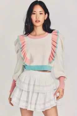 LoveShackFancy Greece Pullover Sweater