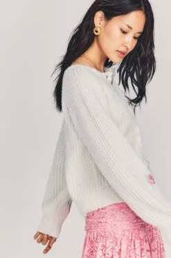 LoveShackFancy Brookie Wool Cardigan Sale