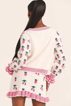 LoveShackFancy Keoni Cardigan Sweater