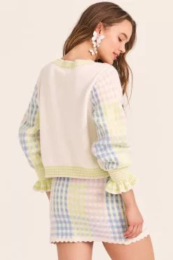 LoveShackFancy Keoni Cardigan Sweater