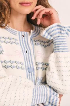 LoveShackFancy Keoni Cardigan Sweater