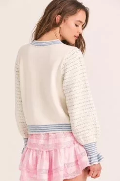 LoveShackFancy Keoni Cardigan Sweater