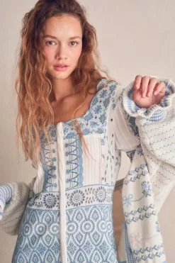 LoveShackFancy Keoni Cardigan Sweater