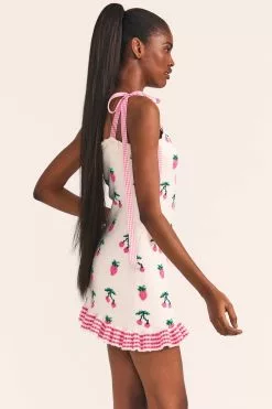 LoveShackFancy Yves Mini Dress