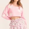 LoveShackFancy Angelou Crop Pullover