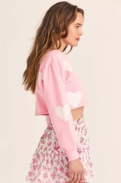 LoveShackFancy Angelou Crop Pullover