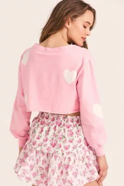 LoveShackFancy Angelou Crop Pullover
