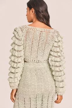 LoveShackFancy New Arrivals Junice Crop Cardigan