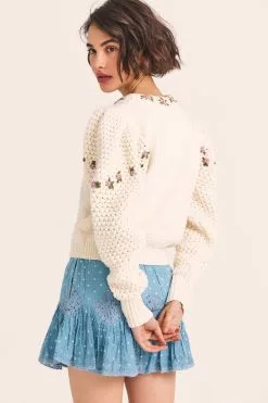 LoveShackFancy Kenzly Pullover Sweater