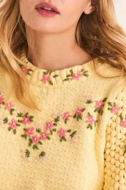 LoveShackFancy Kenzly Pullover Sweater
