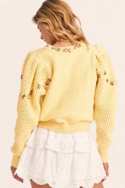 LoveShackFancy Kenzly Pullover Sweater