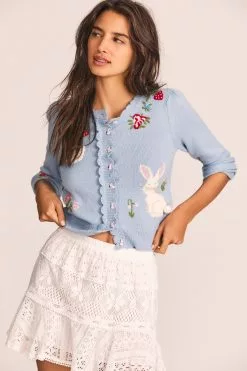 LoveShackFancy Faya Cardigan Tops