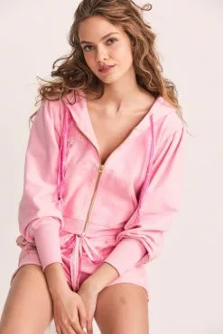 LoveShackFancy Hasana Zip Hoodie New Arrivals