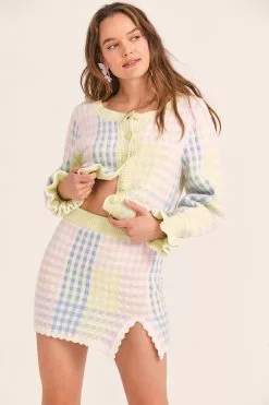 LoveShackFancy Pawley Mini Skirt