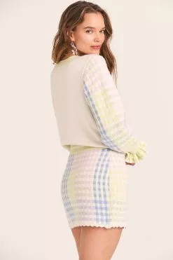 LoveShackFancy Pawley Mini Skirt