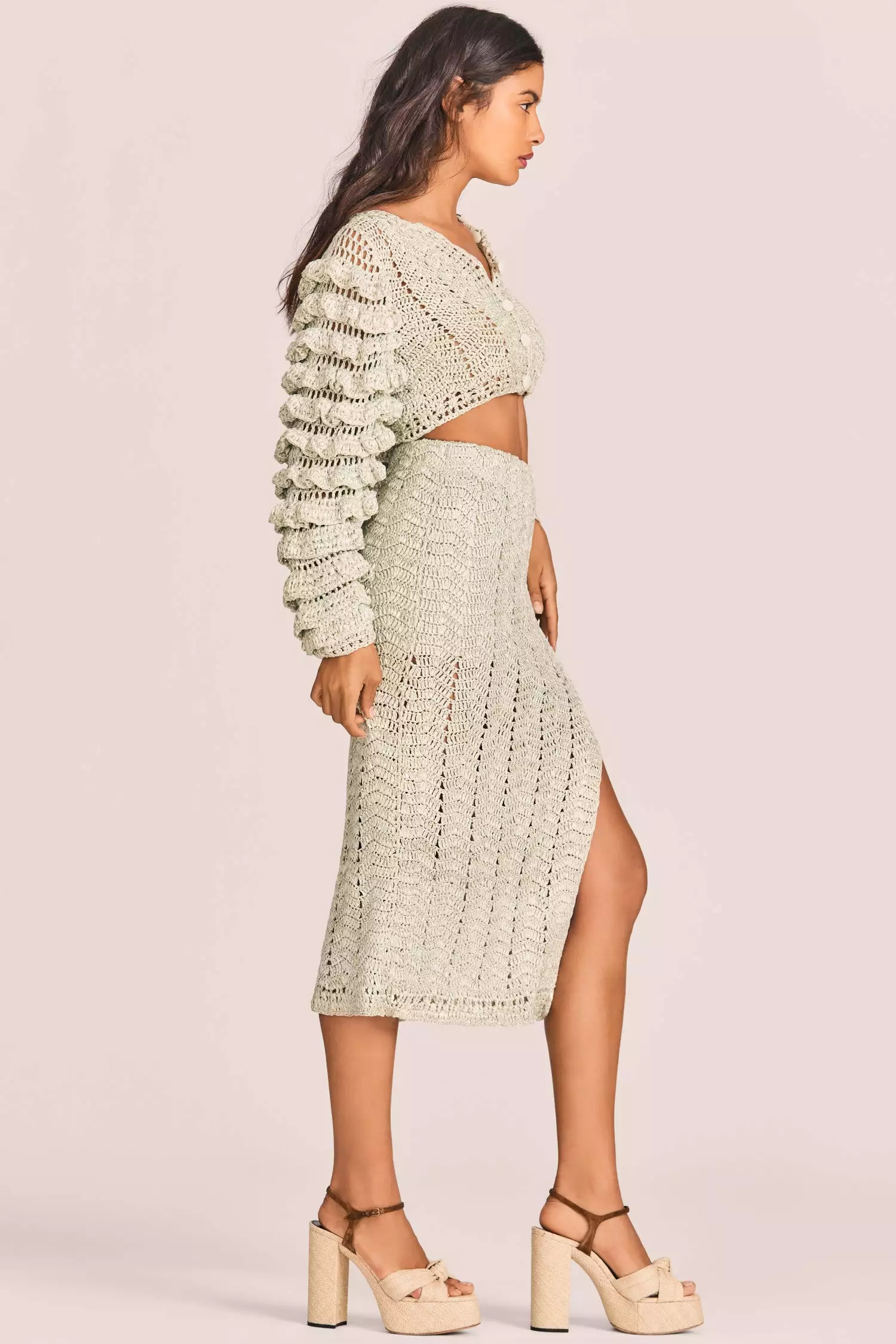 LoveShackFancy New Arrivals Arbor Midi Skirt 4 LoveShackFancy New Arrivals Arbor Midi Skirt