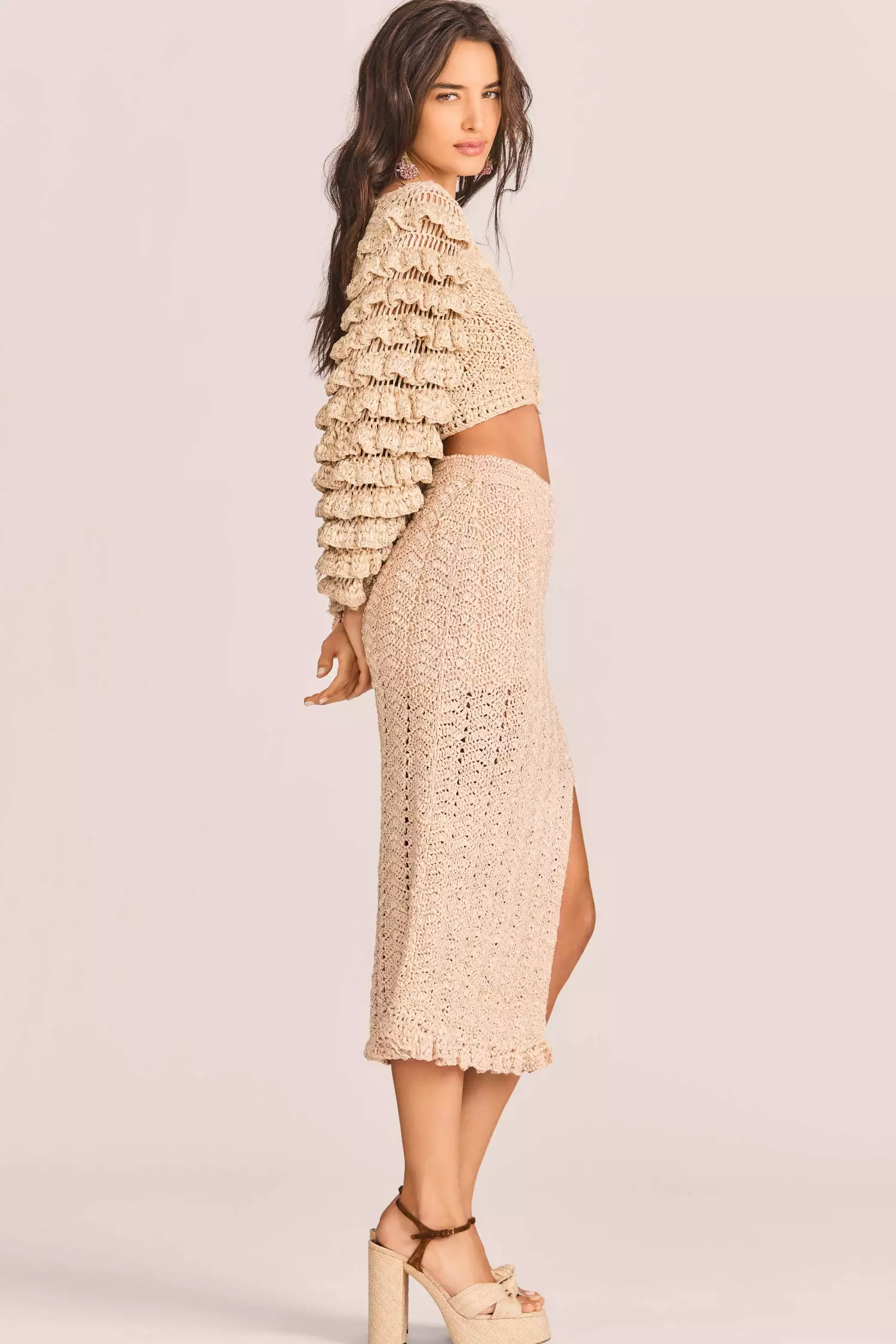 LoveShackFancy New Arrivals Arbor Midi Skirt 8 LoveShackFancy New Arrivals Arbor Midi Skirt