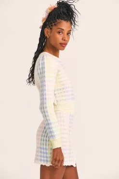 LoveShackFancy Dolana Crop Pullover