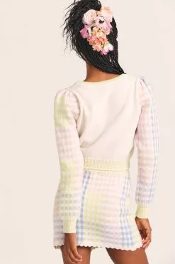 LoveShackFancy Dolana Crop Pullover